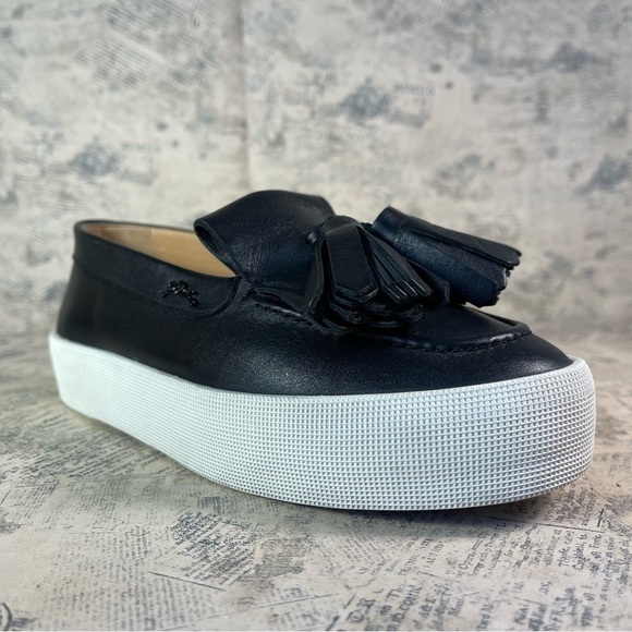 Longchamp Fall 2015 Ready to Wear Collection platform black leather loafers - Picture 3 of 14